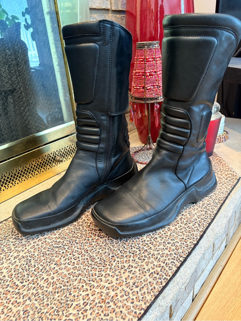 Prada Black Woman’s Leather Boots
